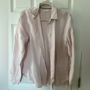 J Crew light pink Button down